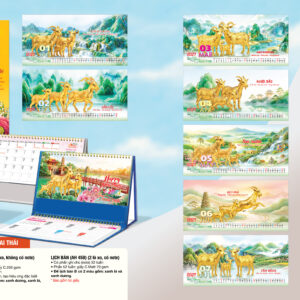 MẪU LỊCH TẾT ĐỂ BÀN ĐẸP 2027
